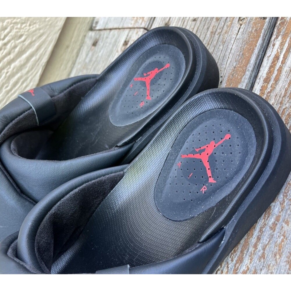 Nike Air Jordan Sophia Slide Women's 10 Off Noir Fire Red Black DO8863-060 - Picture 8 of 13